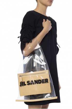 Shopper bag with decorative pocket, zdjęcie 2 Shopper bag with decorative pocket od JIL SANDER